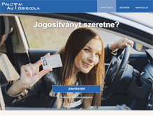 Tablet Screenshot of palotaiautosiskola.hu